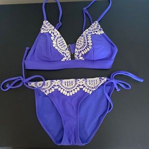 Purple XS xhilaration swimsuit